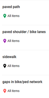 Legen for Airport Road Trail map3